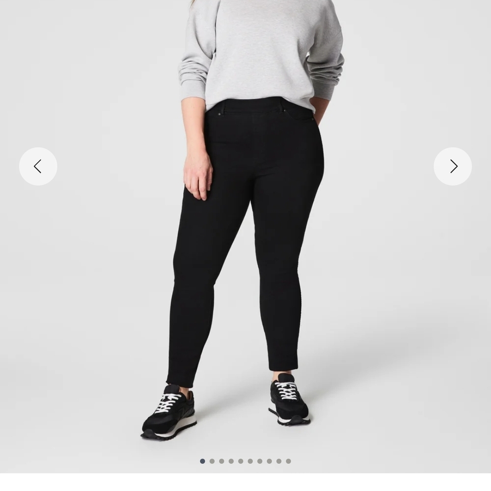 SPANX Black High-Rise Jeggings